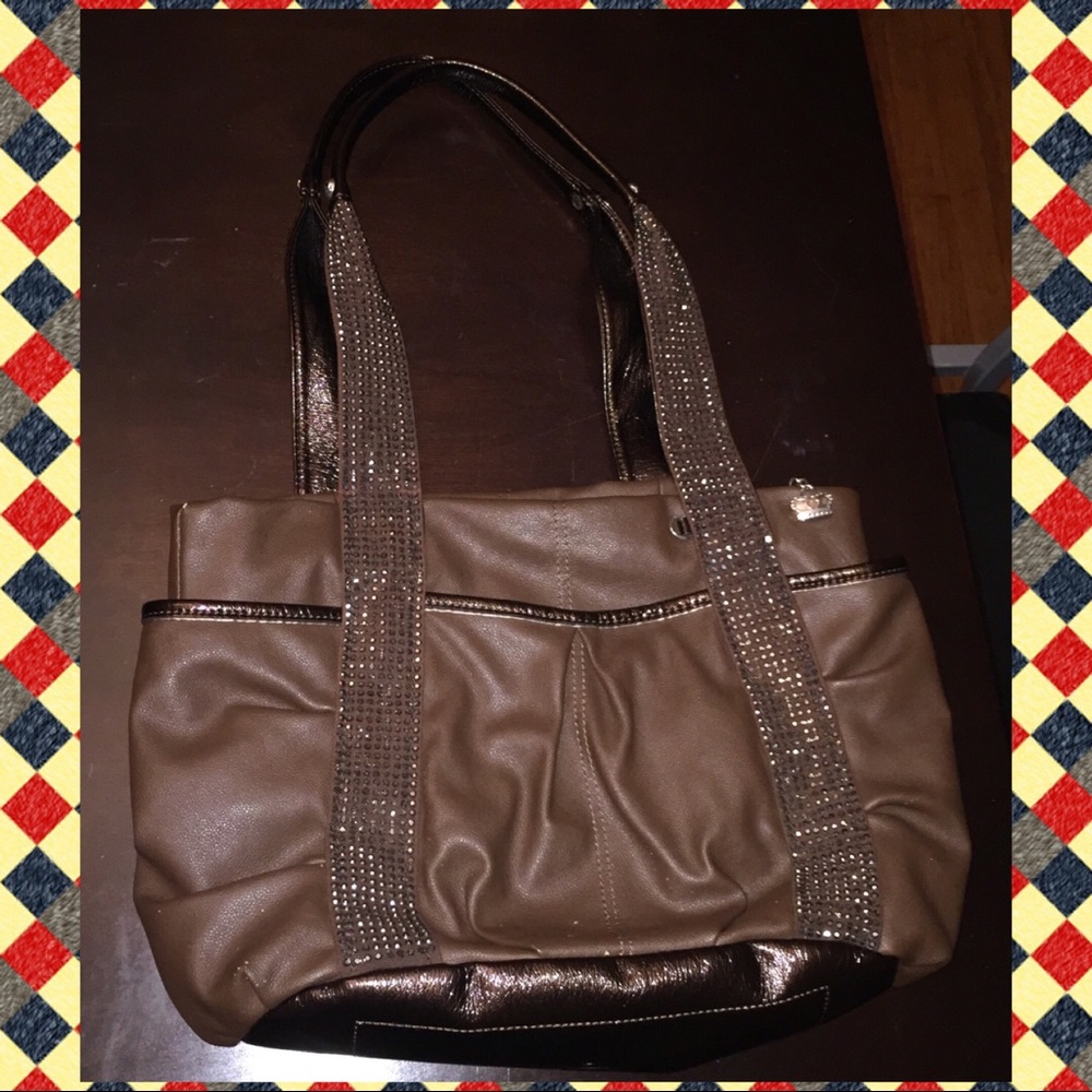 Kathy Van Zeeland rhinestone handbag