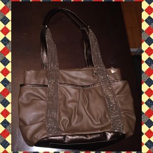 Kathy Van Zeeland rhinestone handbag