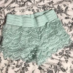 Lace shorts