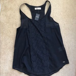 Navy blue Hollister tank top❣️