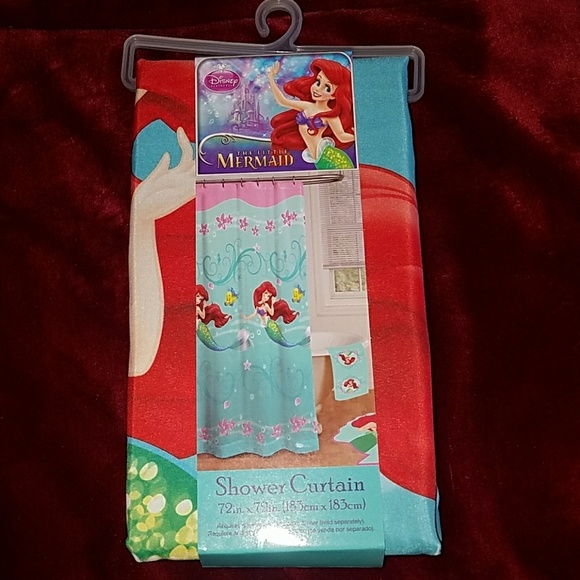 Jay Franco Accessories Little Mermaid Disney Fabric Shower