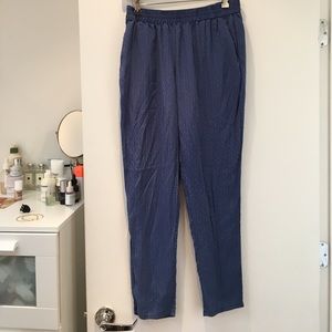 Joie | Printed Silk Joggers | Size S