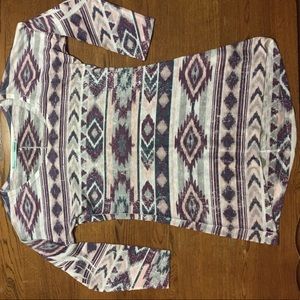 Maurices Cropped long sleeve shirt