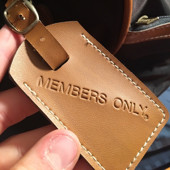 Vtg Members Only Duffle Bag - Picture 5 of 8