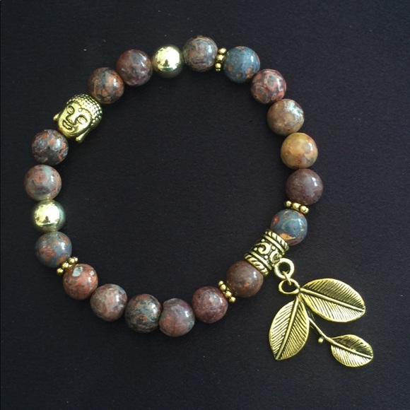 Elegant Leopard Jasper Bracelet - Picture 4 of 8