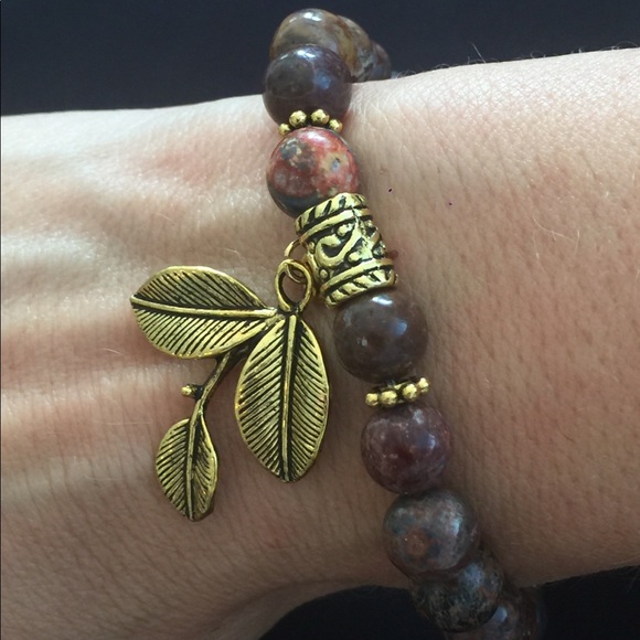 Elegant Leopard Jasper Bracelet - Picture 6 of 8