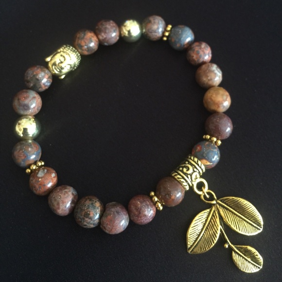 Elegant Leopard Jasper Bracelet - Picture 8 of 8