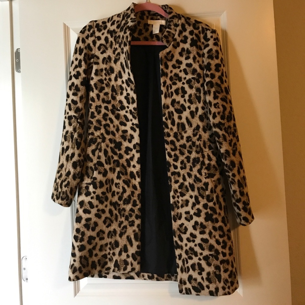 Leopard H&M peacoat!