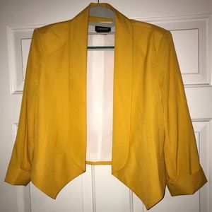 Yellow Bebe Blazer