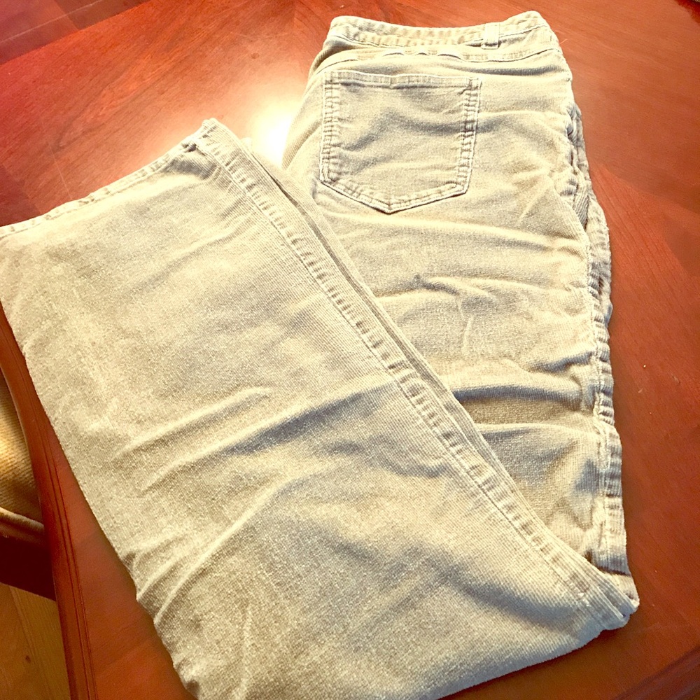 Bootcut corduroy pants