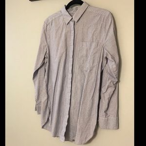 Long sleeved button down shirt