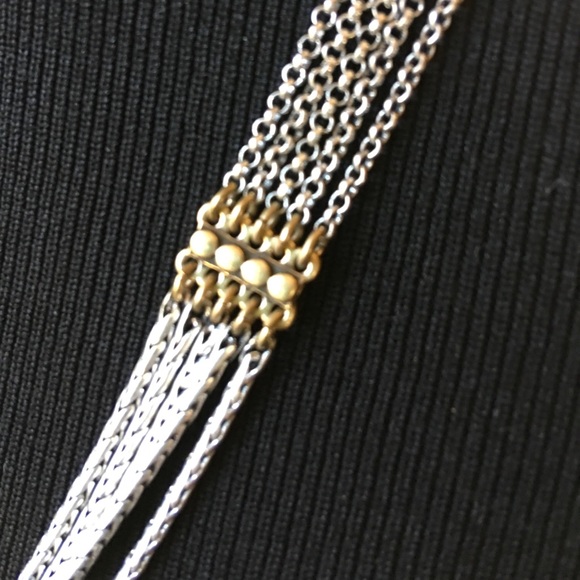 Lucky Brand European Nights Fringe Necklace - Picture 3 of 5