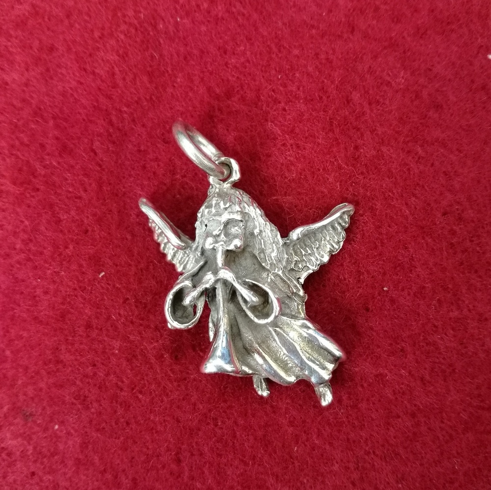 Vintage Silver Pendant (Angel)