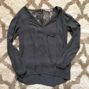 Stitch Fix/Daniel Rainn blouse with lace detail.