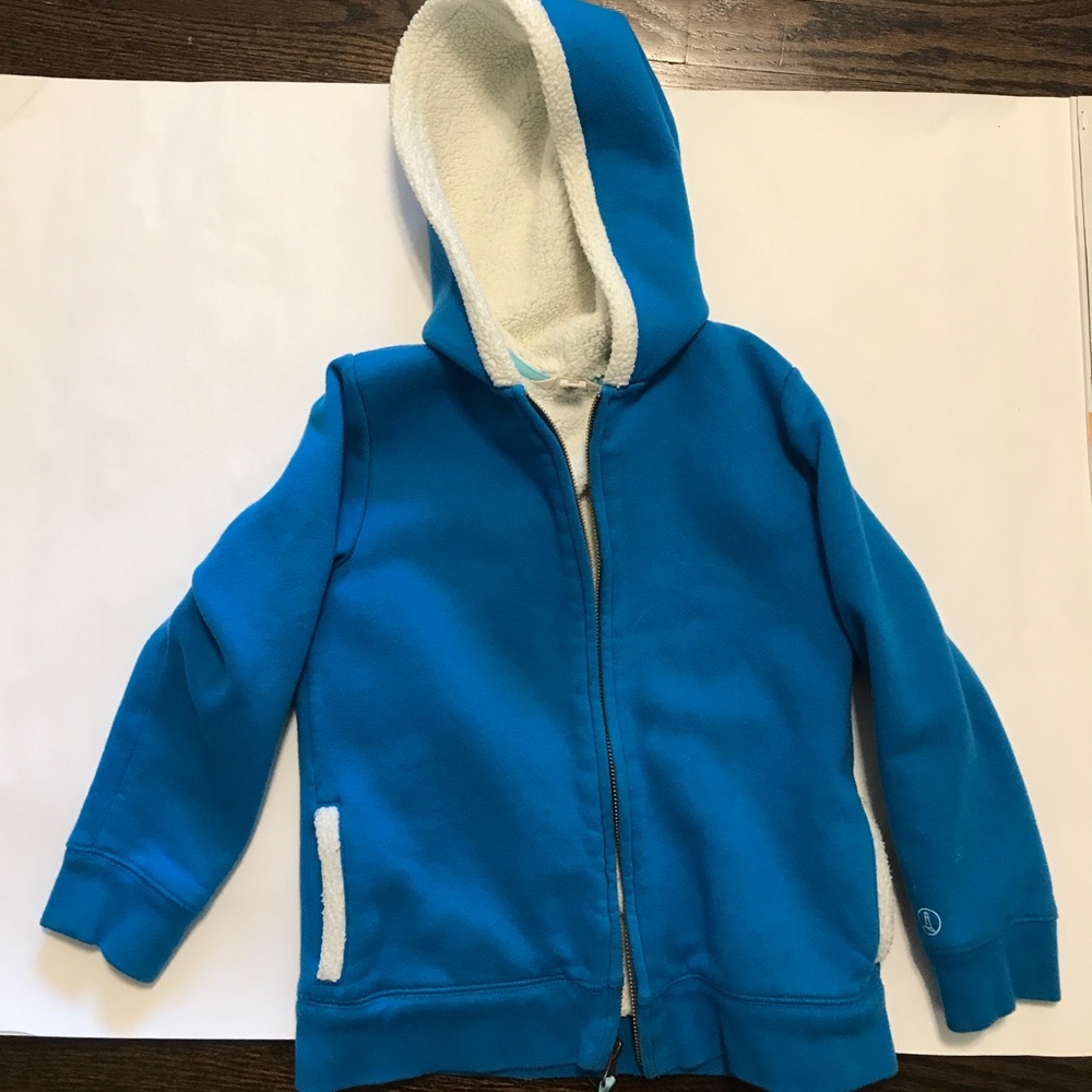 Blue fleece lined sweatshirt Kids