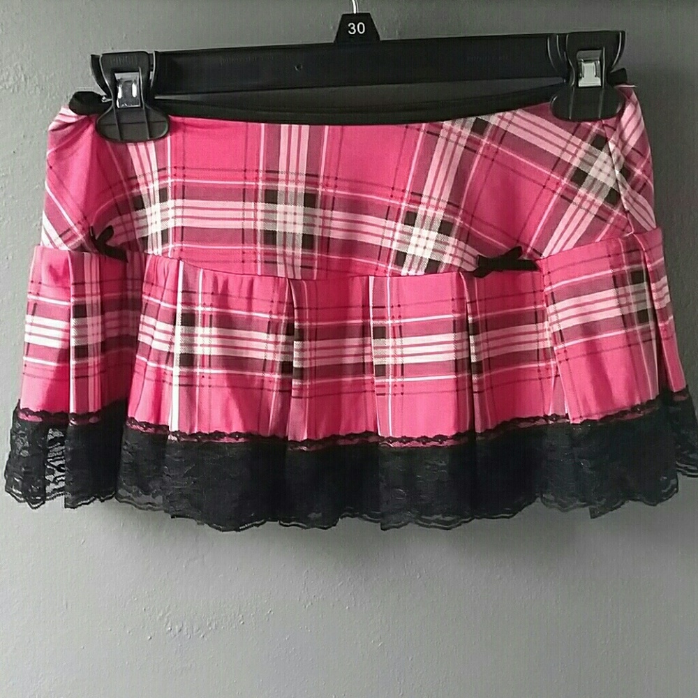 Cute Sexy Plaid Mini Skirt