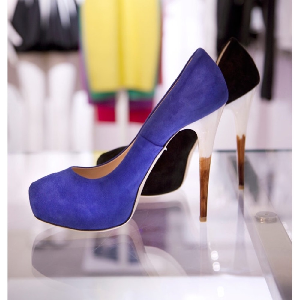 Chiara Ferragni Black High Heels - Size 6.5-7