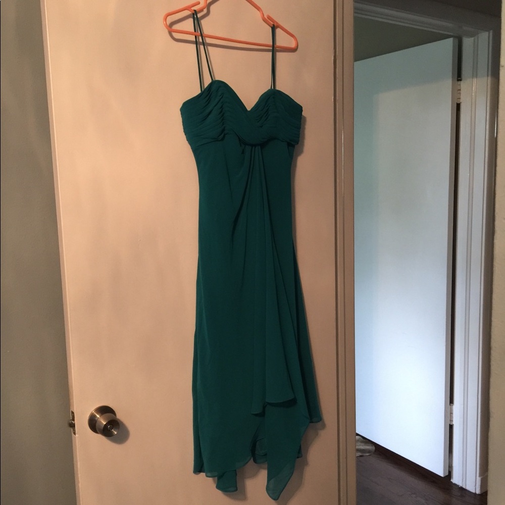 David’s Bridal Turquoise Bridesmaid Dress Size 8