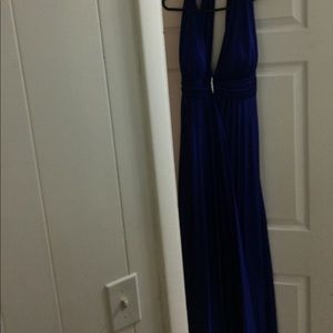 A line royal blueProm dress l.