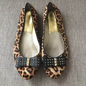 Michael Kors Leopard Flats