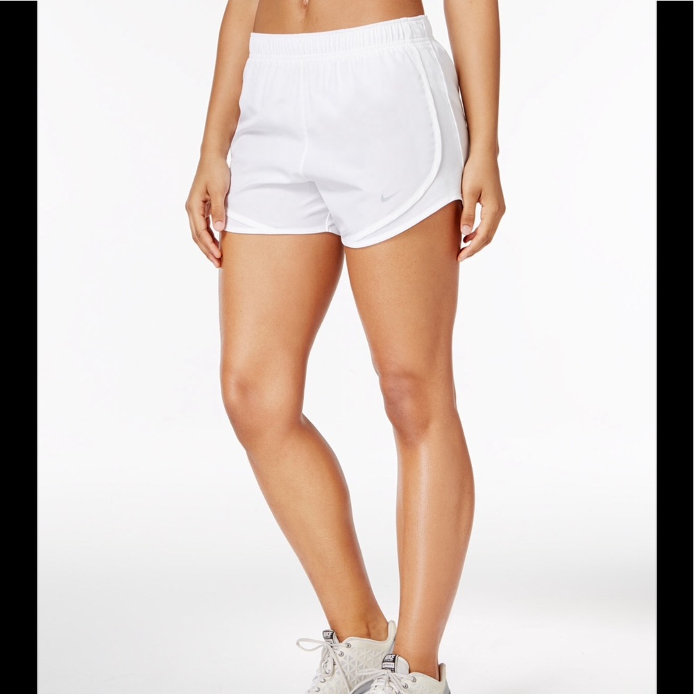 Nike pure white dri fit shorts NWOT