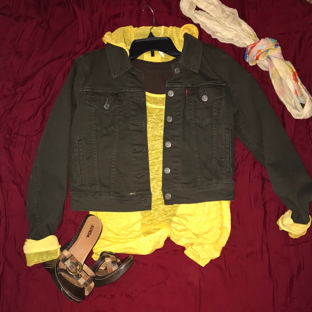 Olive Green Levi Jacket