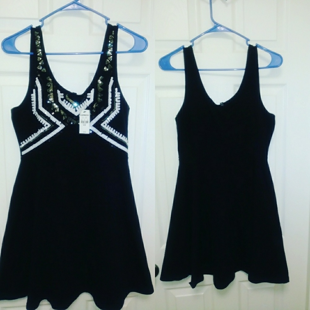 Express little black dress