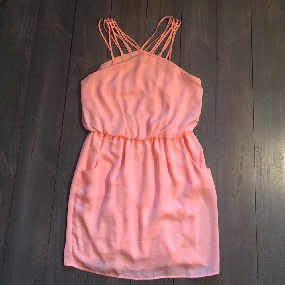 Peachy summer dress