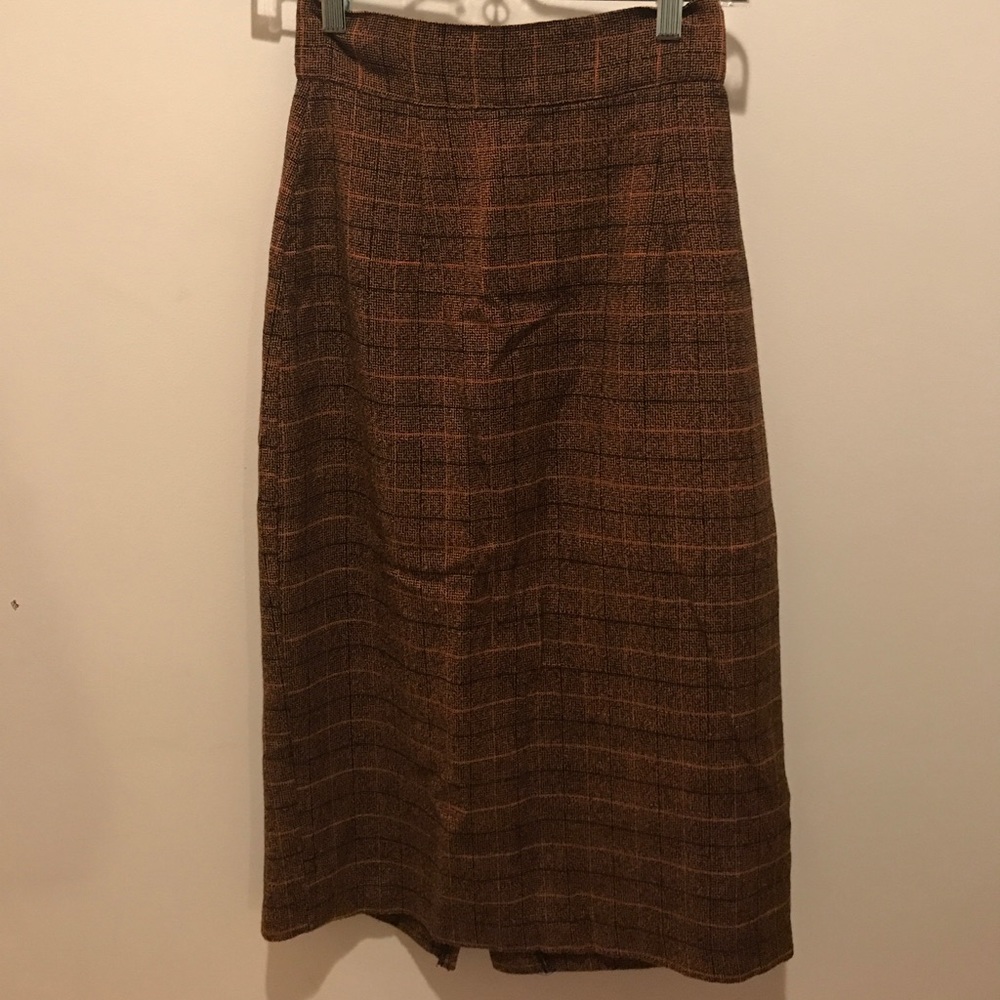 Vintage plaid skirt