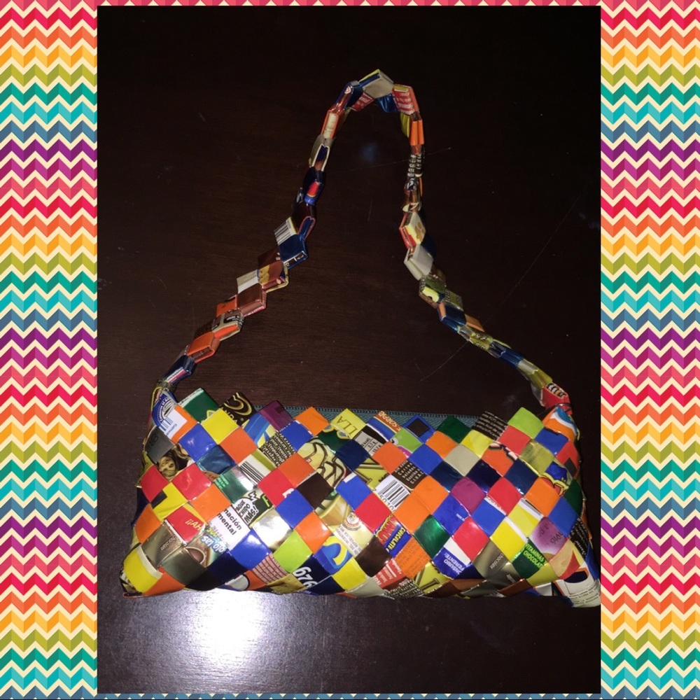 Super unique candy wrapper purse!