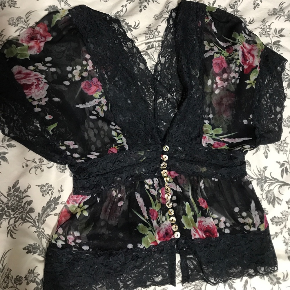 Sexy lace top
