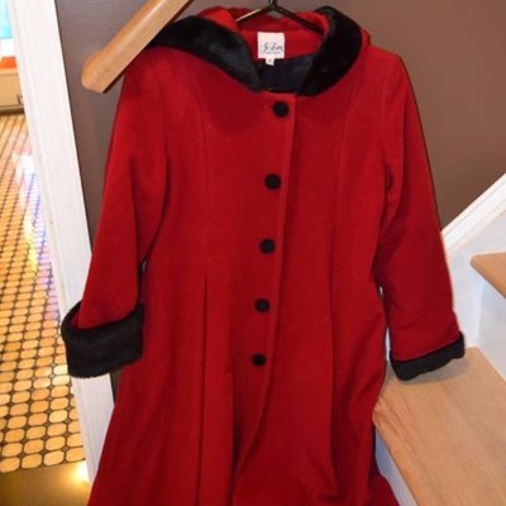 Little Girls Red Coat