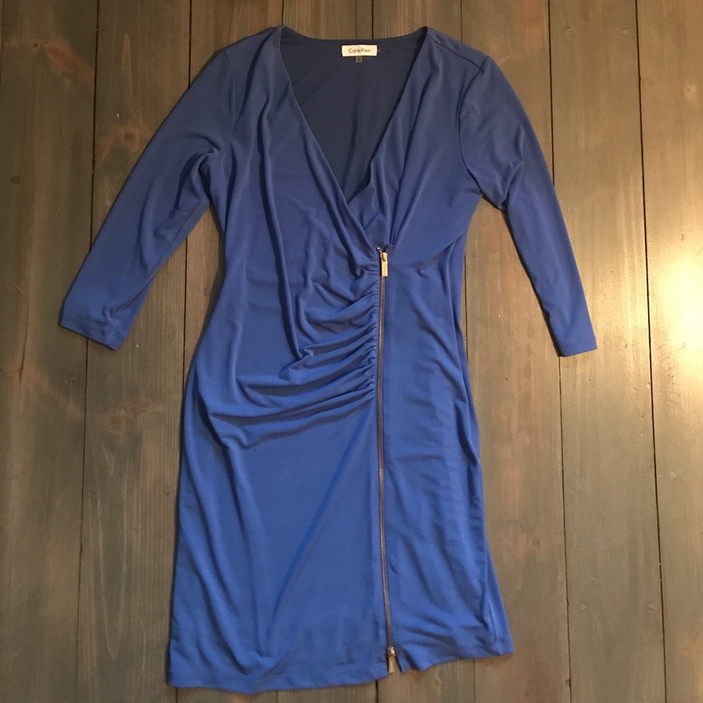 NEW Calvin Klein zipper front dress