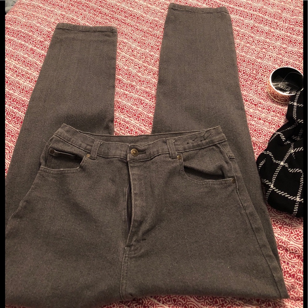 Style & Co Acid Wash Gray Plus Size Jeans