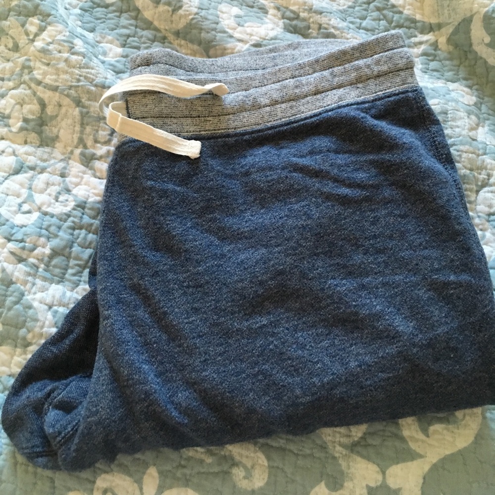 Jcrew blue sweatpants.