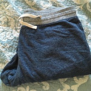 Jcrew blue sweatpants.