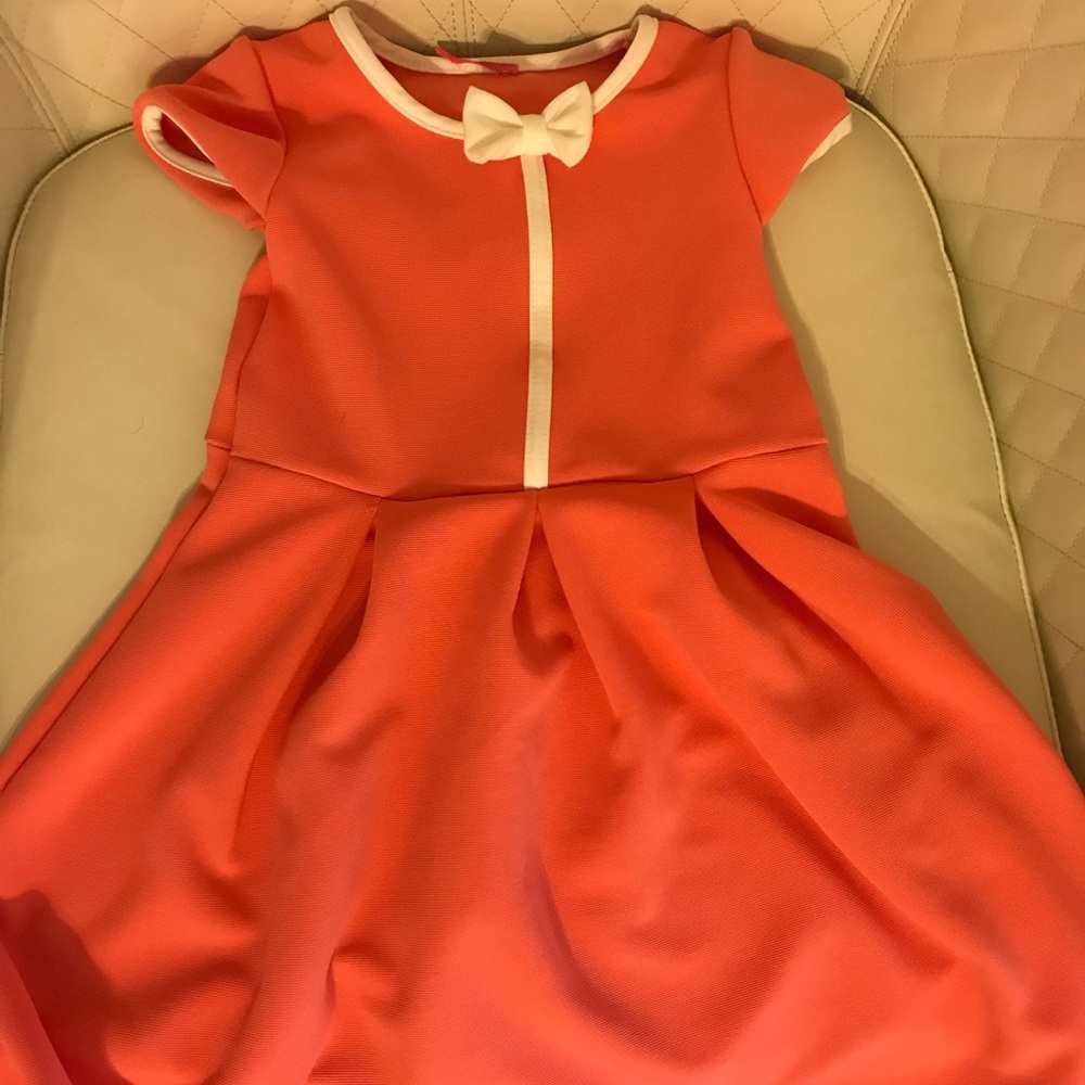 Coral color dress size 3t