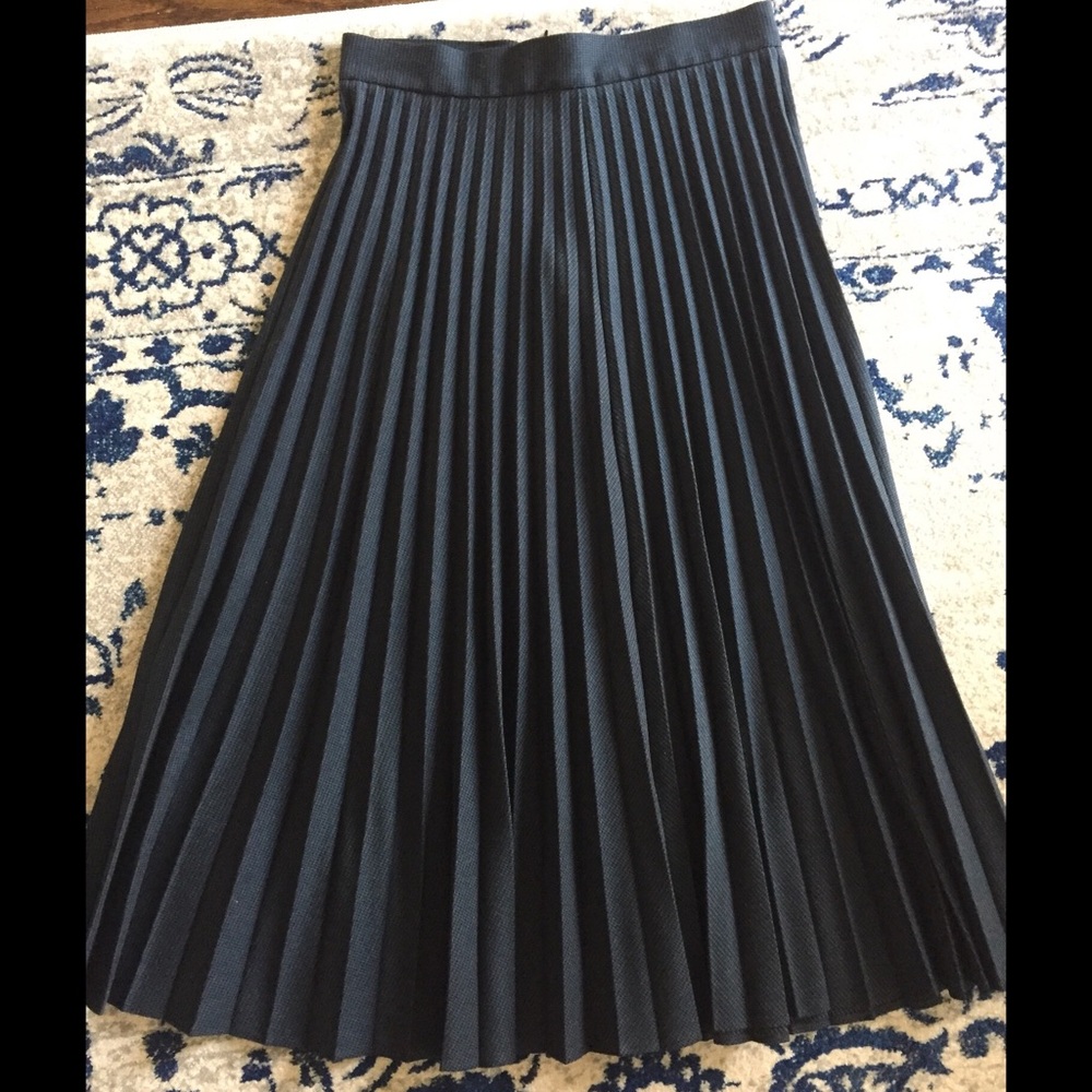 Pleaded high waist skirt
