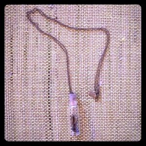 Glass vial necklace by Erica Weiner