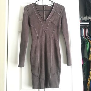 Charlotte Russe Suede Bodycon Dress!