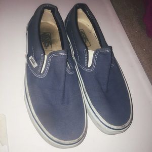 BLUE/GRAY SLIP ON VANS 🙂💙