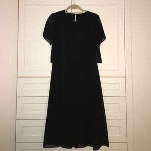ASOS Black Chiffon Dress