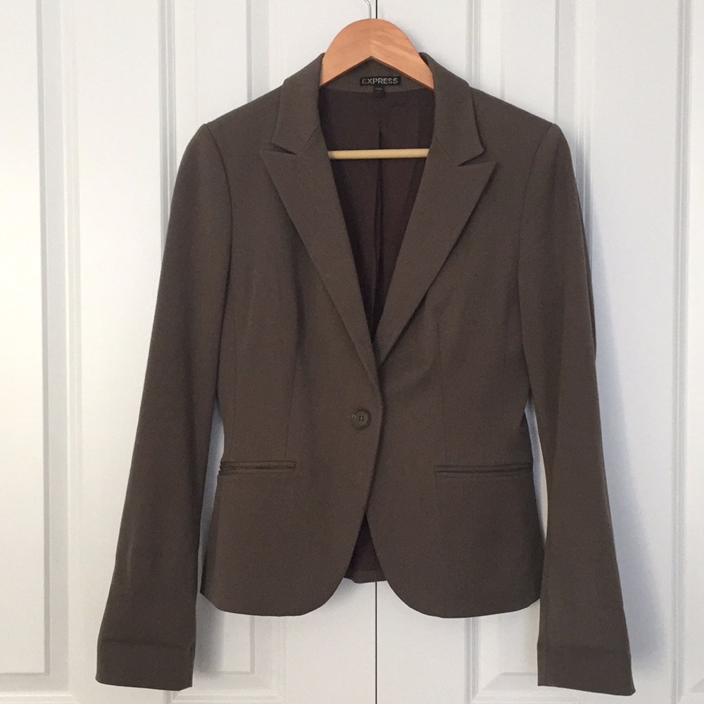 Express Green/Greige Blazer