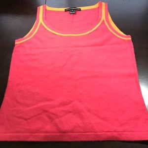 100% cashmere tank top