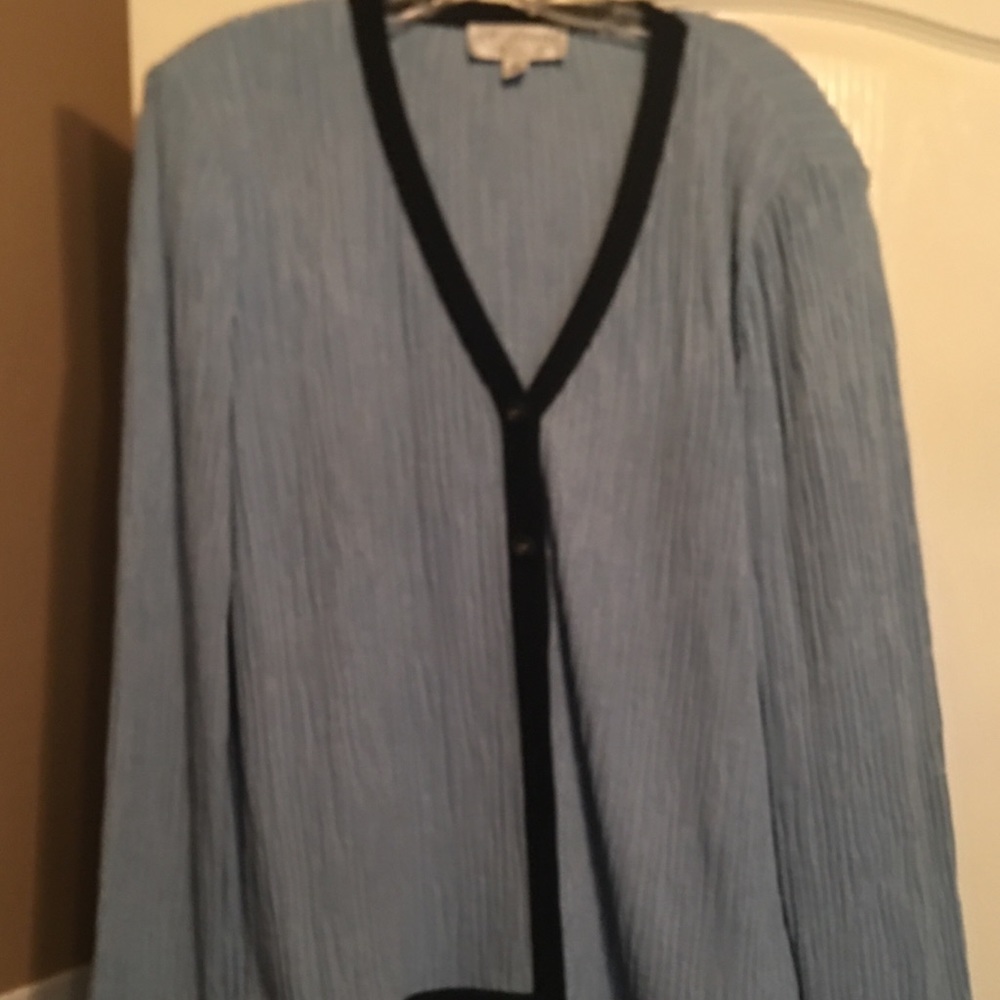 St John Blue with Black Trim