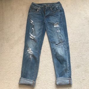 American Eagle Tomgirl Jeans size 0 regular
