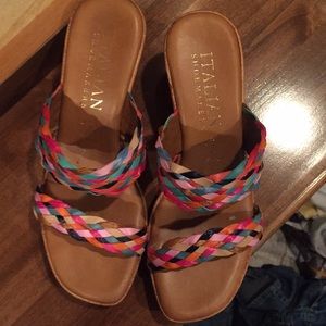 Multi color sandals
