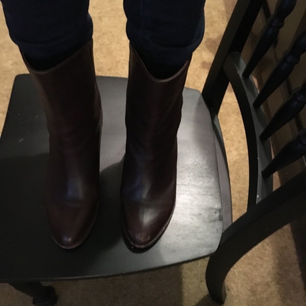Frye leather booties