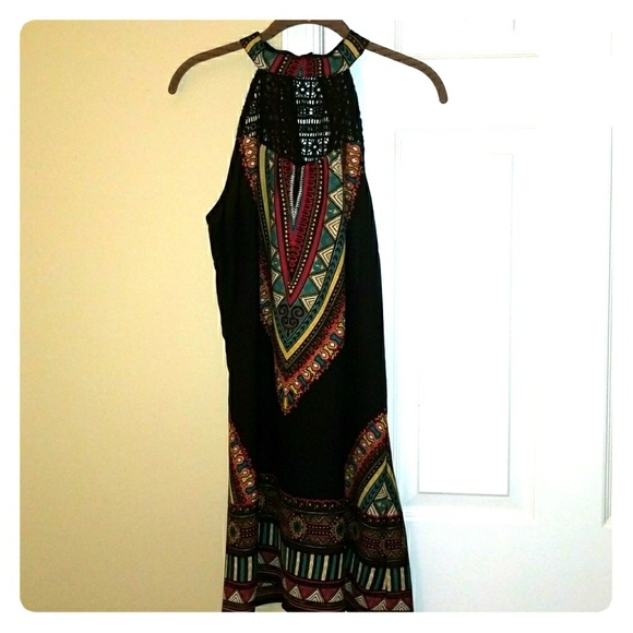 American Rag Dresses & Skirts - NWT Halter Black Multi American Rag Dress