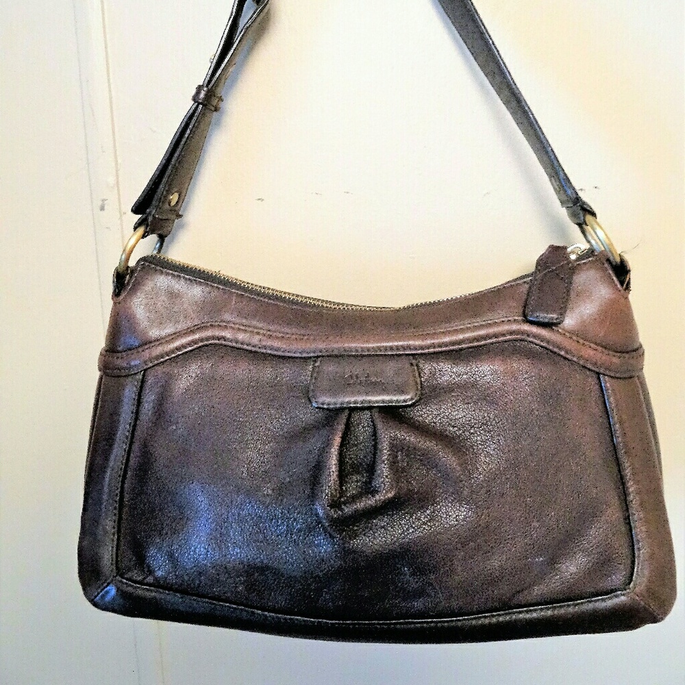 Cole Haan brown leather handbag